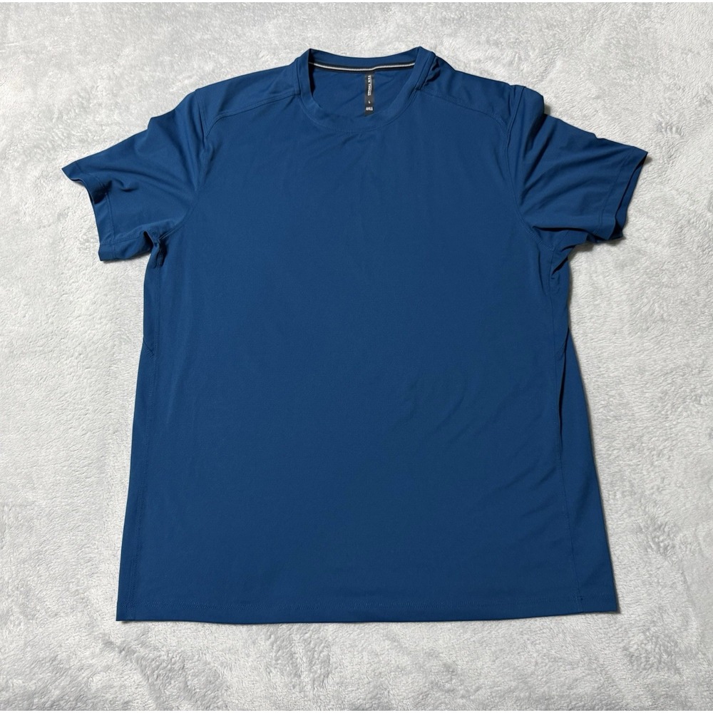 Ten Thousand T-Shirt Mens Large Blue Training Gym Tee Short Sleeve
